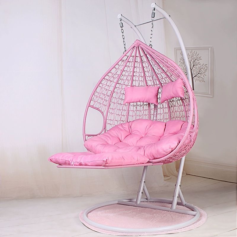 Kids Outdoor Egg Chair - Patio Swing With Stand Outdoor Furniture