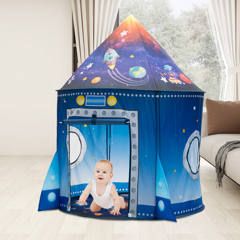 Kids Outdoor Tent - Rocket Ship Kids Tent Pop Up