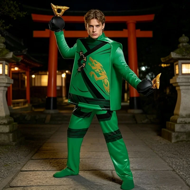 Kids Outdoor Ninja Warrior Course - Kids Halloween Ninja Costume New Arrival