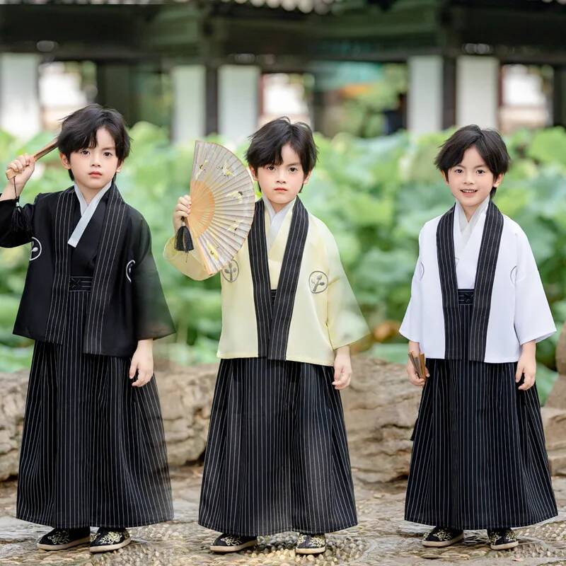 Kids Outdoor Ninja Warrior Course - Kids Japanese Traditional Costume Kimono Children's