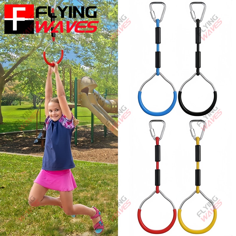 Kids Outdoor Climber - Kids Hanging GYM Ring Swing Climbing