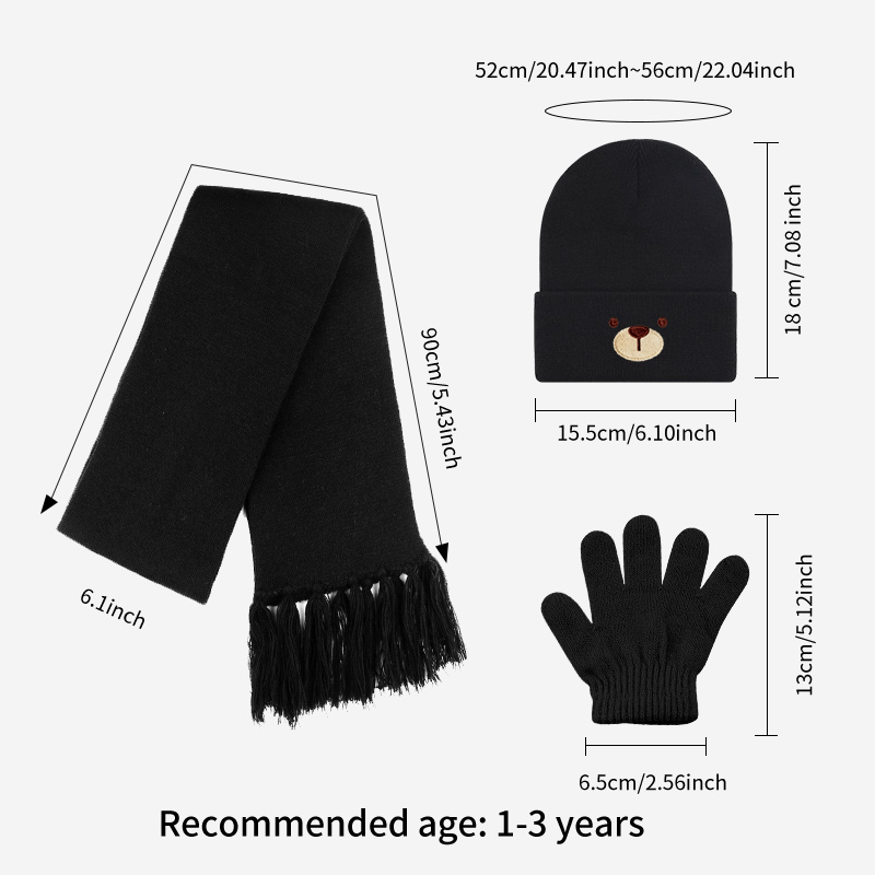 Stylish Versatile 3PC 1‑3Y Kid - Kids Outdoor Gloves recension och pris