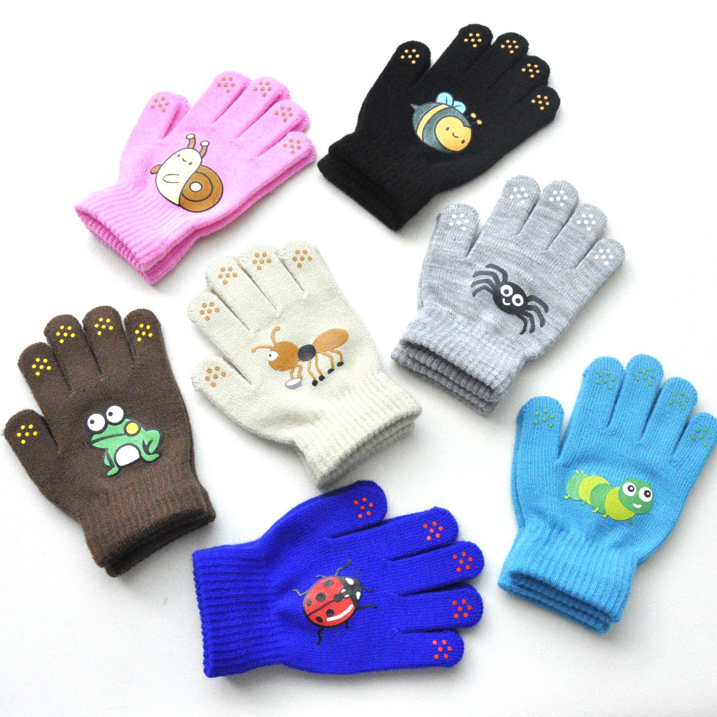Children Knitted Warm Gloves F - Kids Outdoor Gloves recension och pris