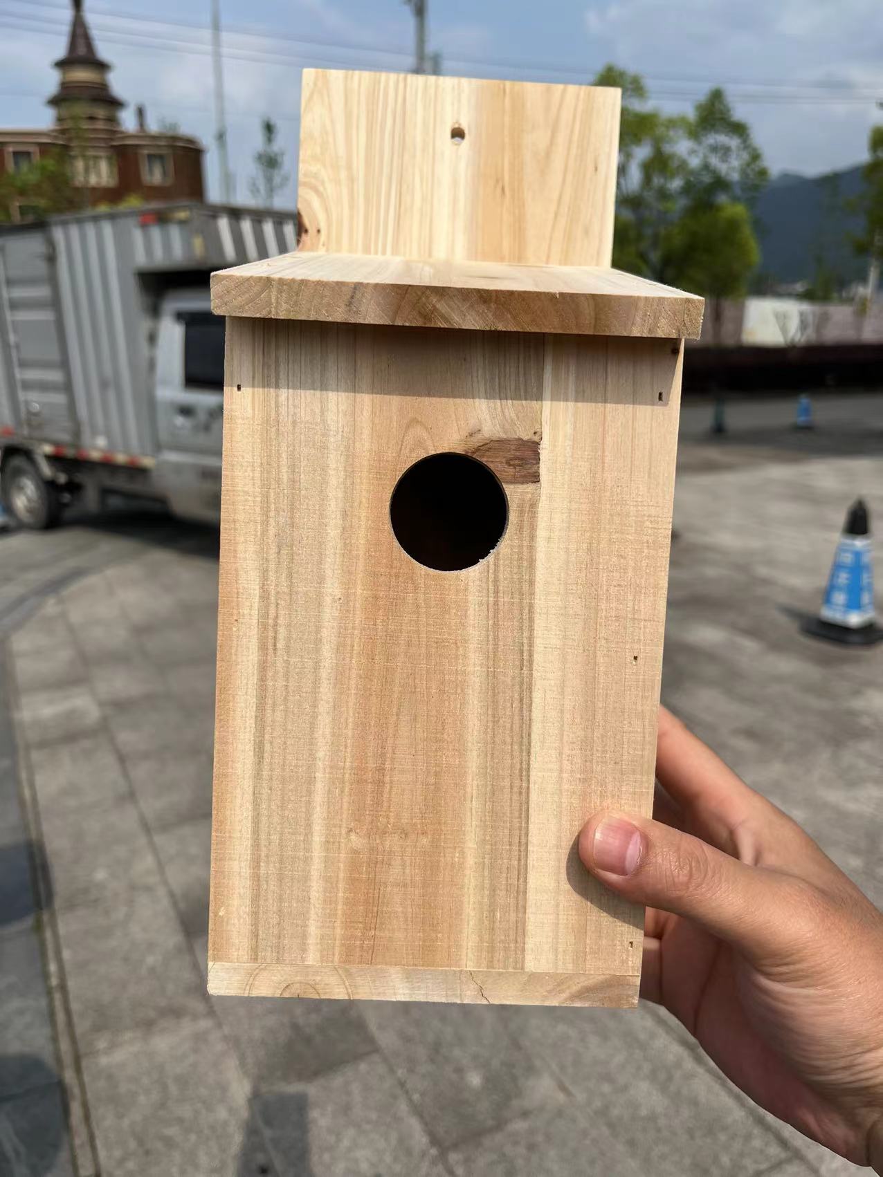 Outdoor Wooden Bird House Nest - Outdoor Kids In An Indoor World recension och pris