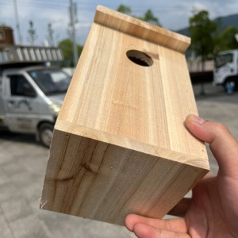Outdoor Wooden Bird House Nest - Outdoor Kids In An Indoor World recension och pris