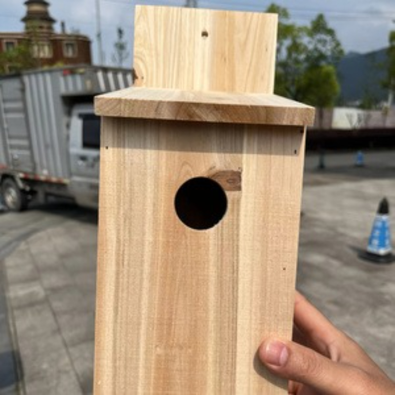 Outdoor Wooden Bird House Nest - Outdoor Kids In An Indoor World recension och pris