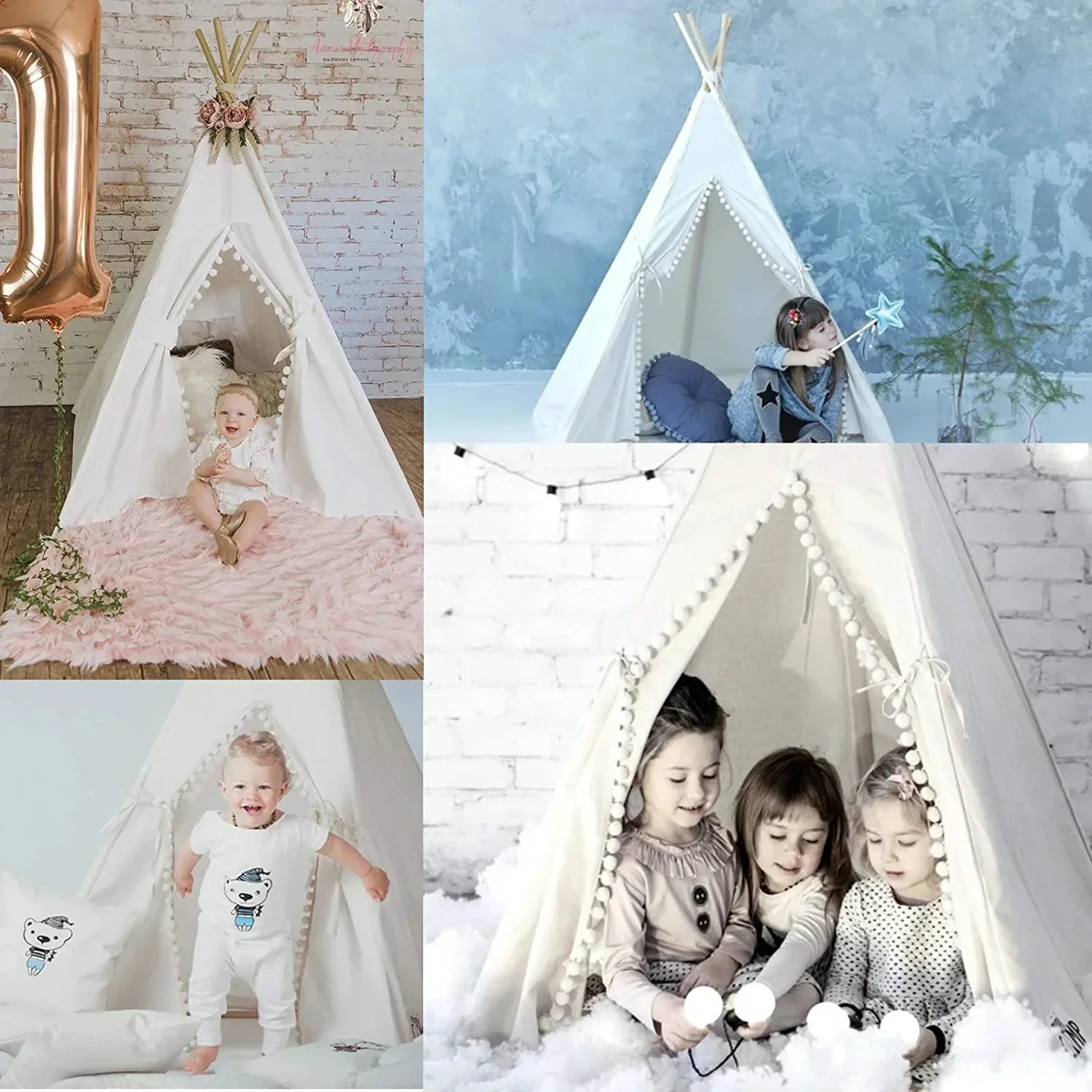 1.6M Kids Tent Play House Wigw - Kids Outdoor Tent recension och pris