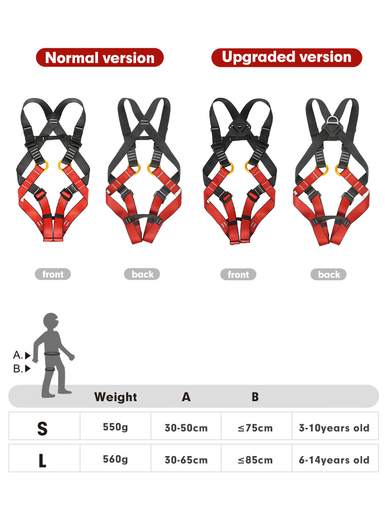 Xinda Child Full Body Harness  - Kids Outdoor Climber recension och pris
