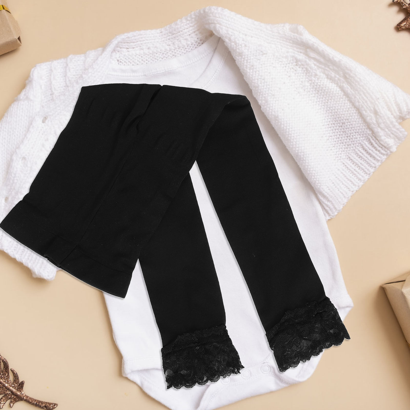 Girls Lace Cuff Leggings Kids  - Kids Outdoor Yoga recension och pris