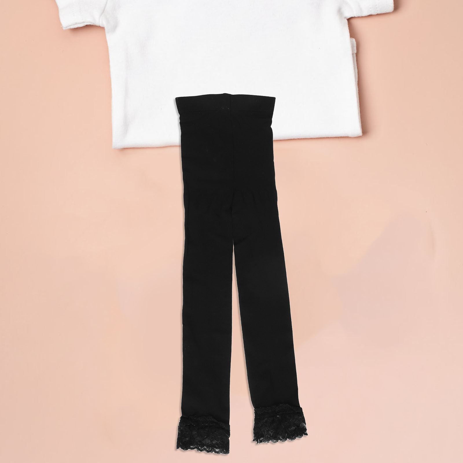Girls Lace Cuff Leggings Kids  - Kids Outdoor Yoga recension och pris