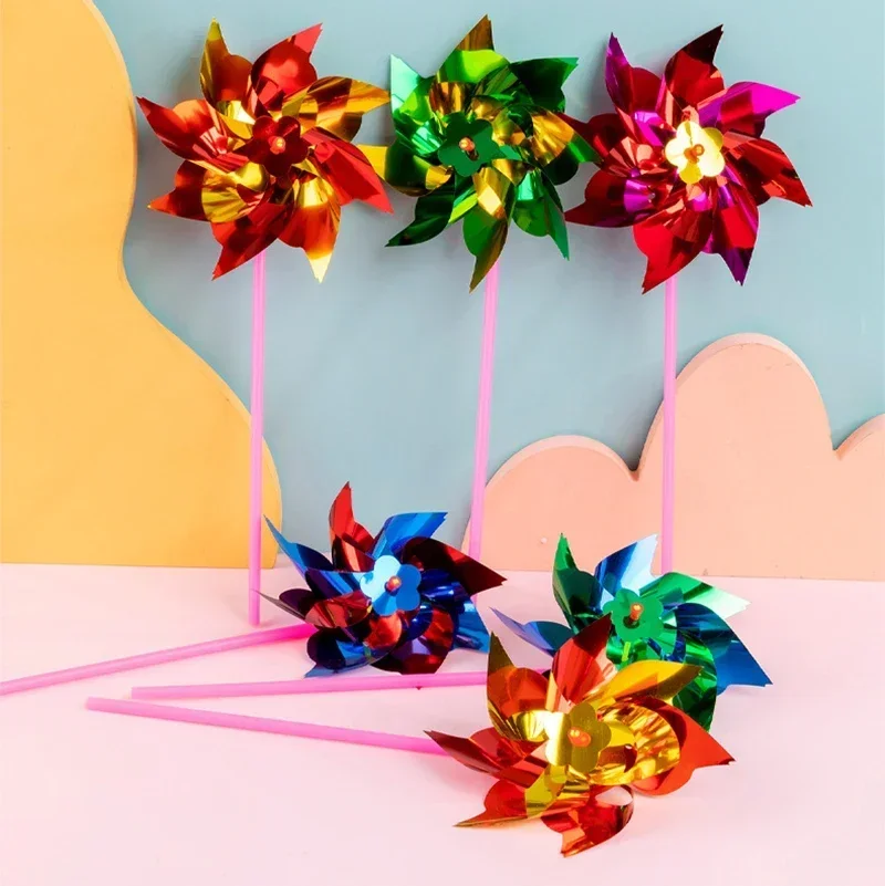 50Pcs Sequin Windmill Pinwheel - Outdoor Kids In An Indoor World recension och pris