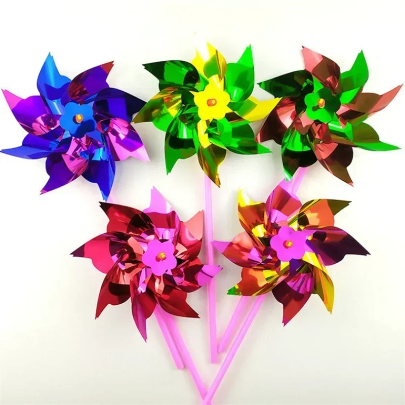 50Pcs Sequin Windmill Pinwheel - Outdoor Kids In An Indoor World recension och pris