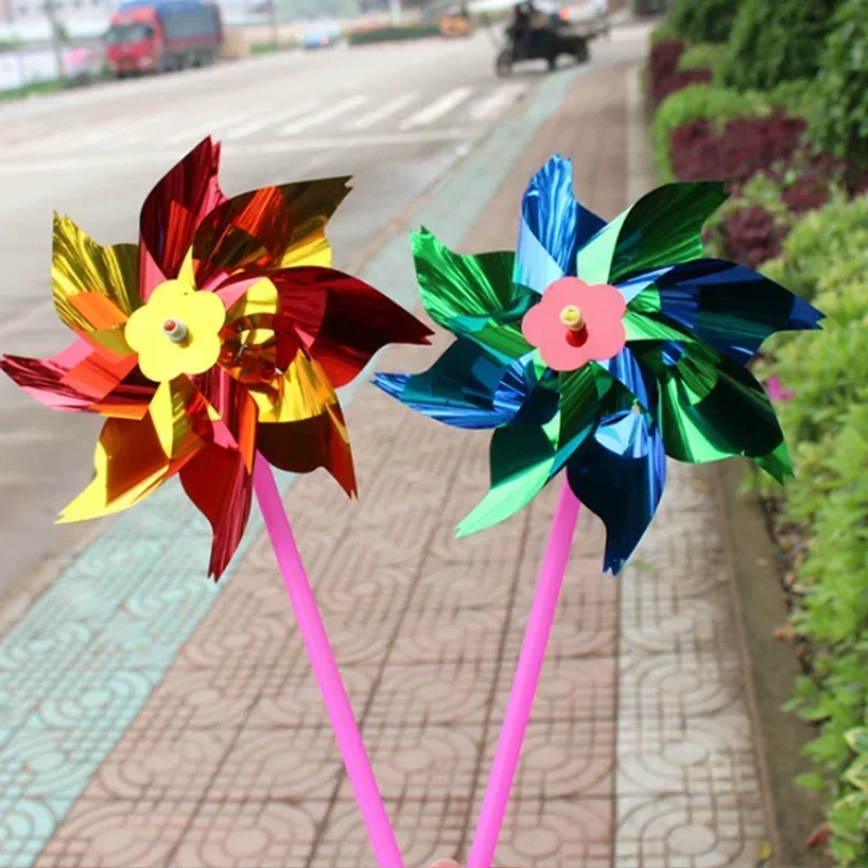 50Pcs Sequin Windmill Pinwheel - Outdoor Kids In An Indoor World recension och pris