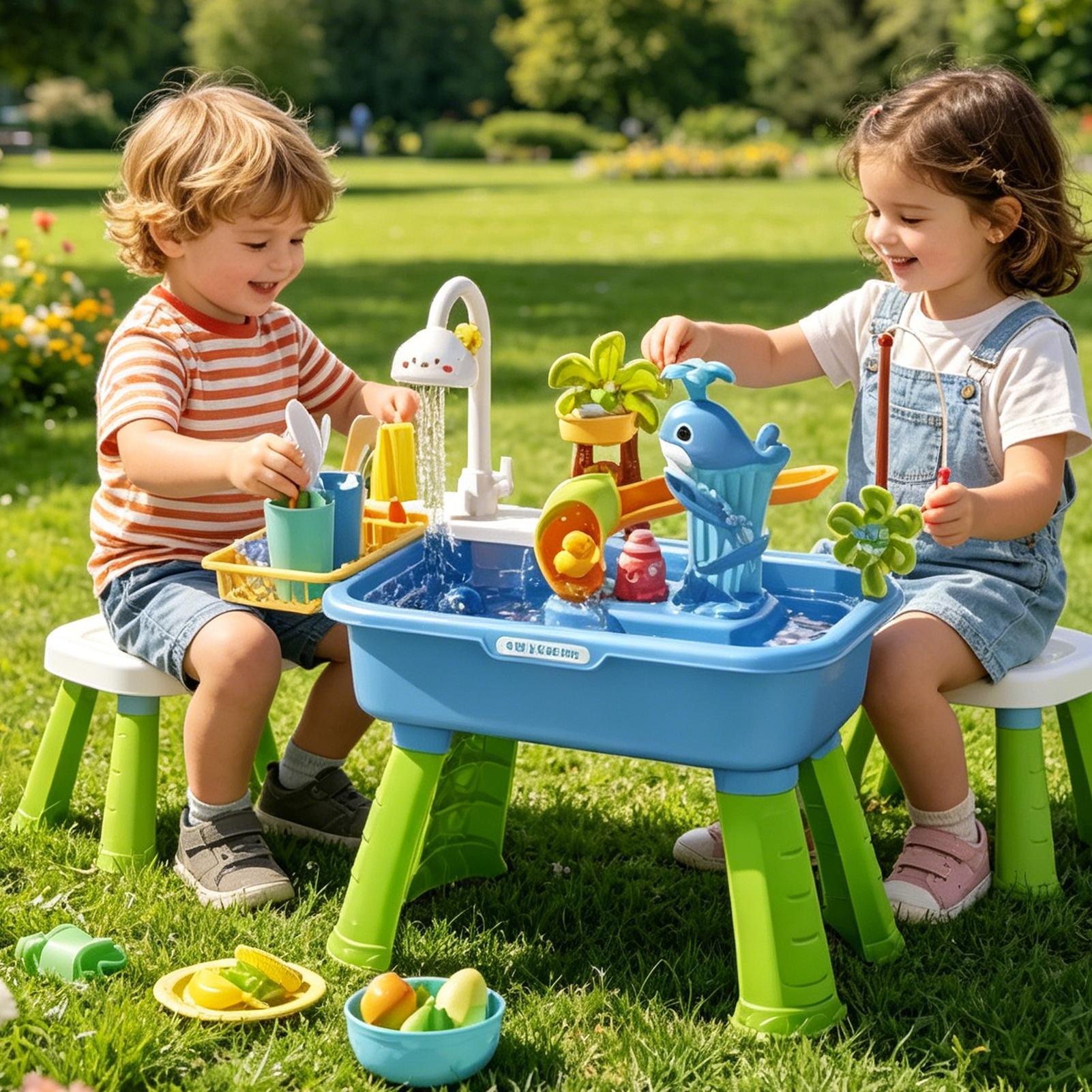 Outdoor Water Play Table for B - Kids Outdoor Sensory Table recension och pris