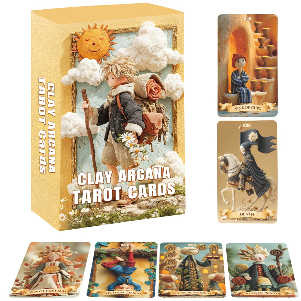 78 Tarot Cards Set, 13x8 Cm Th - Muddy Puddle Suit recension och pris