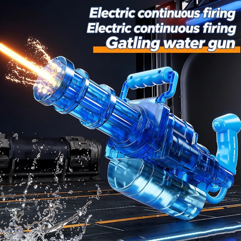 Auto Gatling Water Cannon Rota - Kids Outdoor Water Play recension och pris