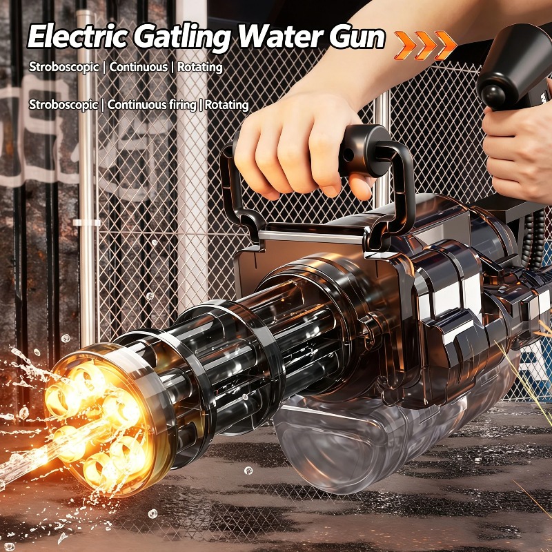 Auto Gatling Water Cannon Rota - Kids Outdoor Water Play recension och pris