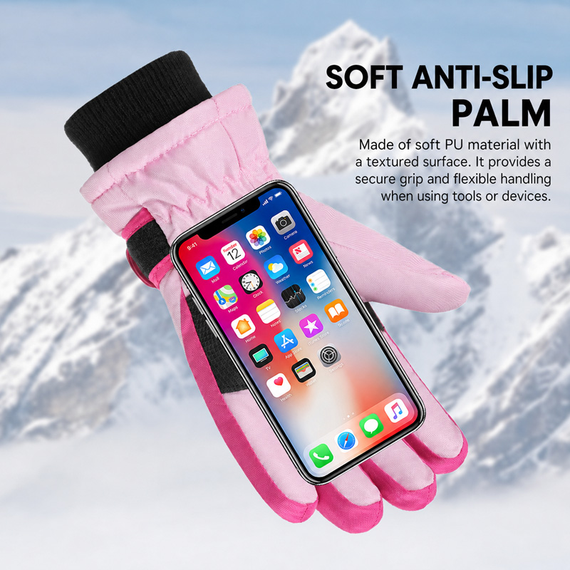 Kids Winter Ski Gloves Waterpr - Kids Outdoor Gloves recension och pris