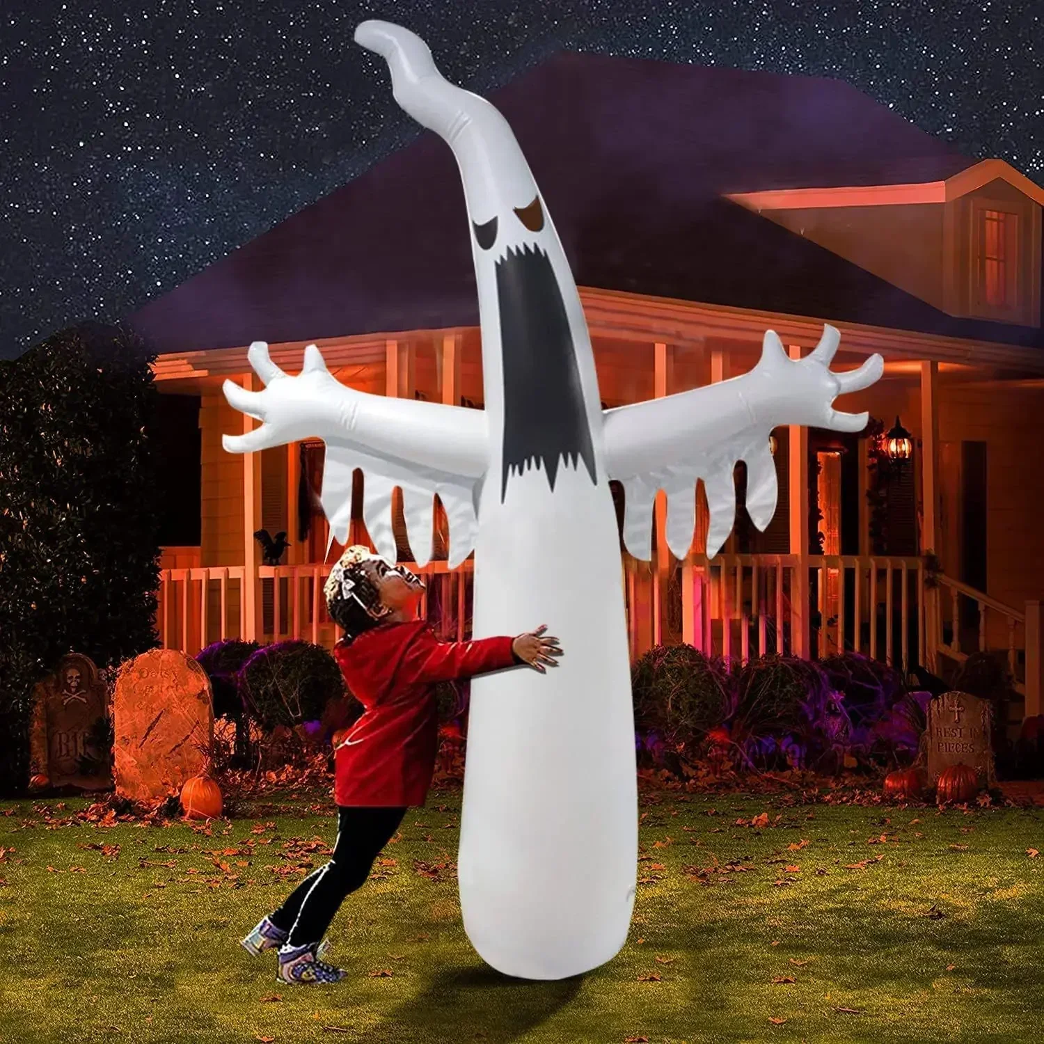 Halloween Inflatable Scary Gho - Outdoor Kids In An Indoor World recension och pris