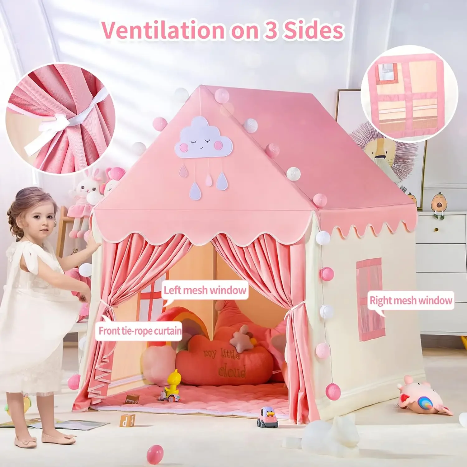 Children Play Tent Princess Ca - Kids Outdoor Tent recension och pris