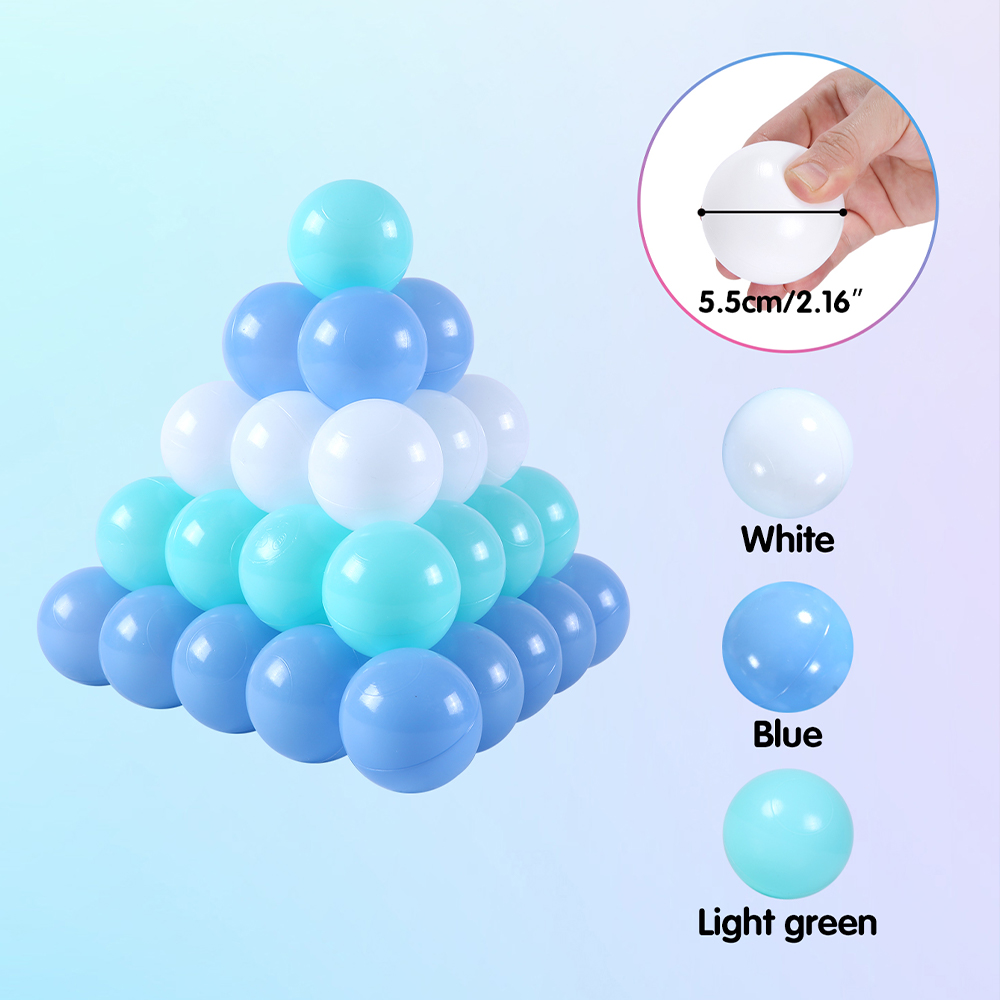 100Pcs Colors Plastic Balls Wa - Outdoor Kids In An Indoor World recension och pris