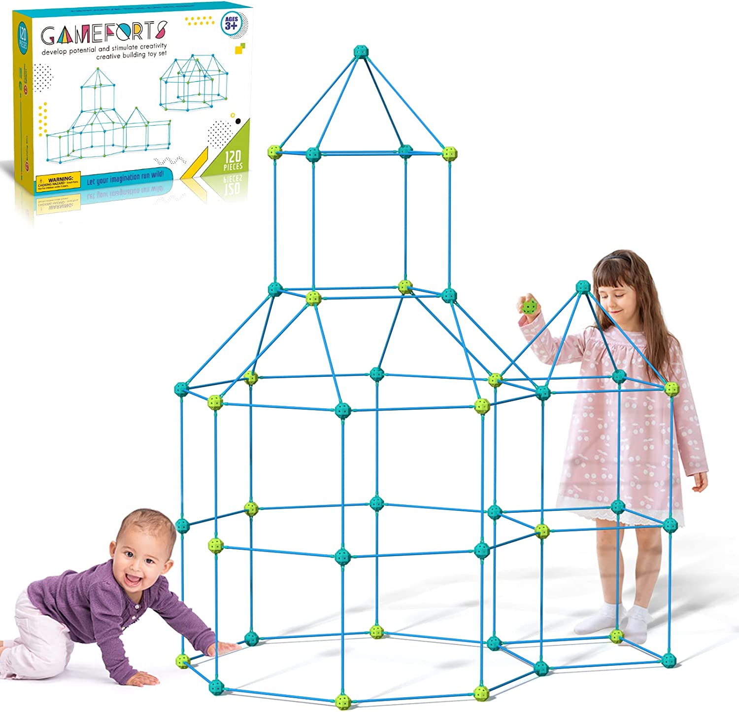 Children's DIY Building Castle - Outdoor Kids In An Indoor World recension och pris