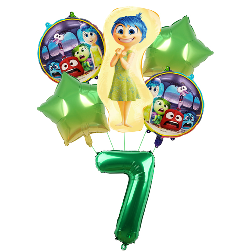 6pcs New Inside Out2 Balloons  - Outdoor Kids In An Indoor World recension och pris