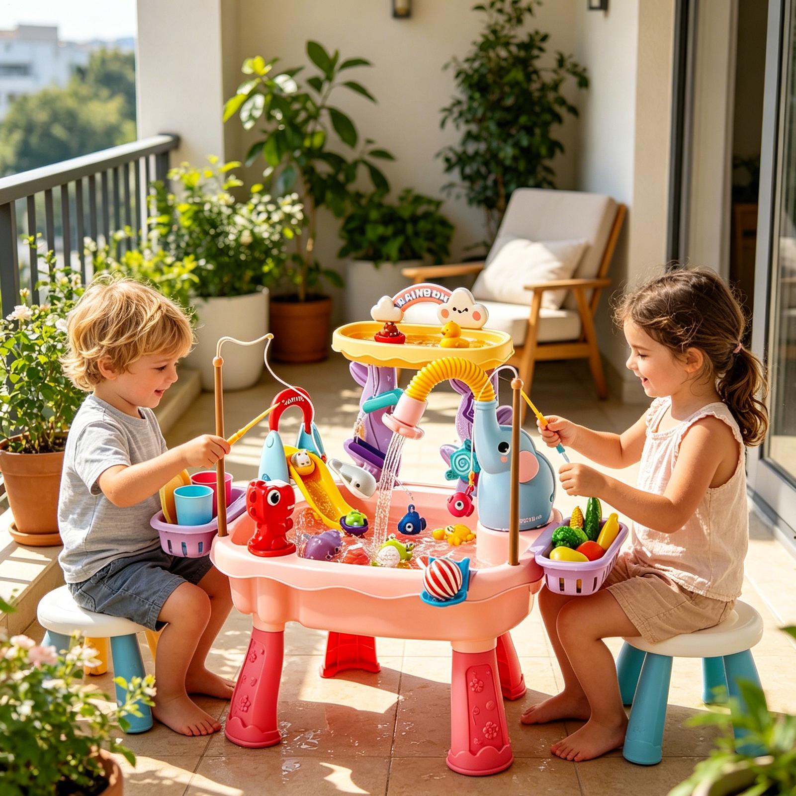 Kids Toddler Water Table Kitch - Kids Outdoor Sensory Table recension och pris