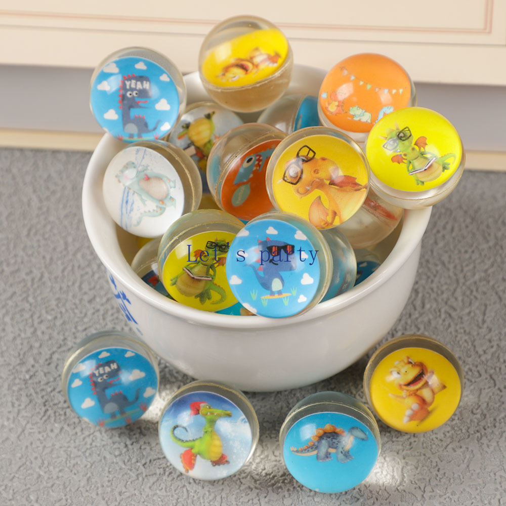 10Pcs Cartoon Dinosaur Bouncy  - Outdoor Kids In An Indoor World recension och pris