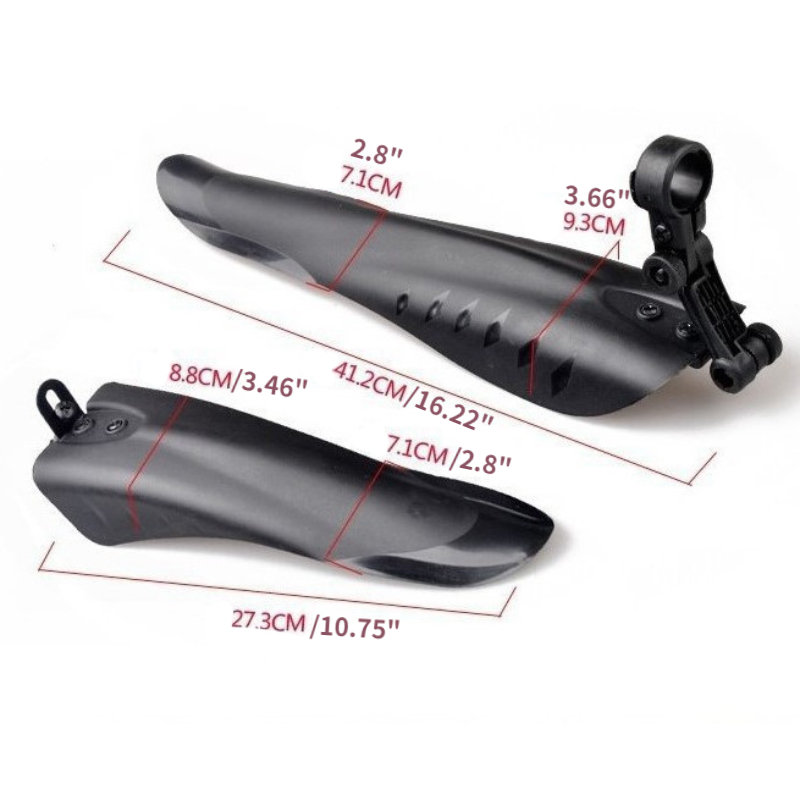 Mountain Bike Fenders Set Mud  - Muddy Puddle Suit recension och pris