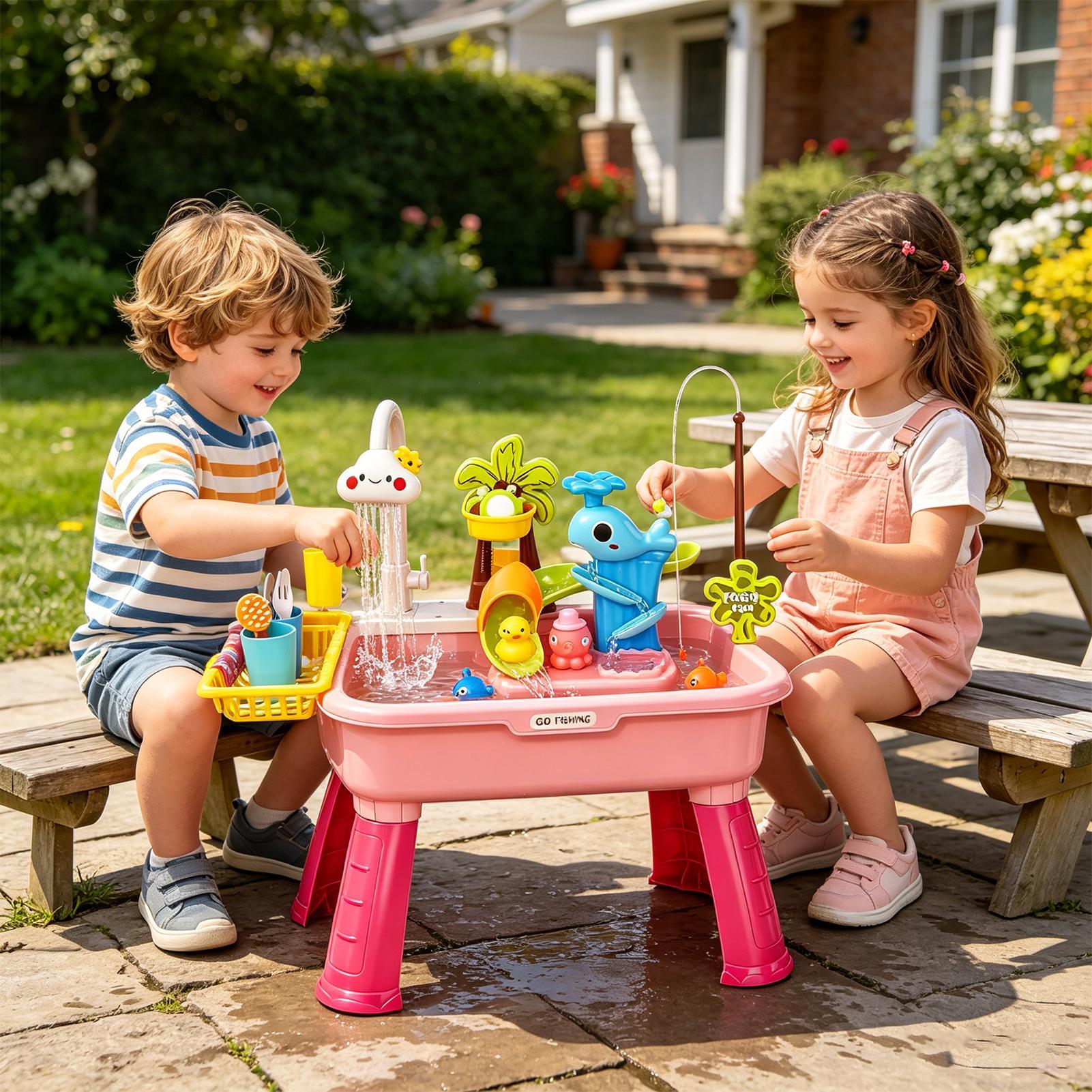 Kids Electric Play Sink with R - Kids Outdoor Water Play recension och pris