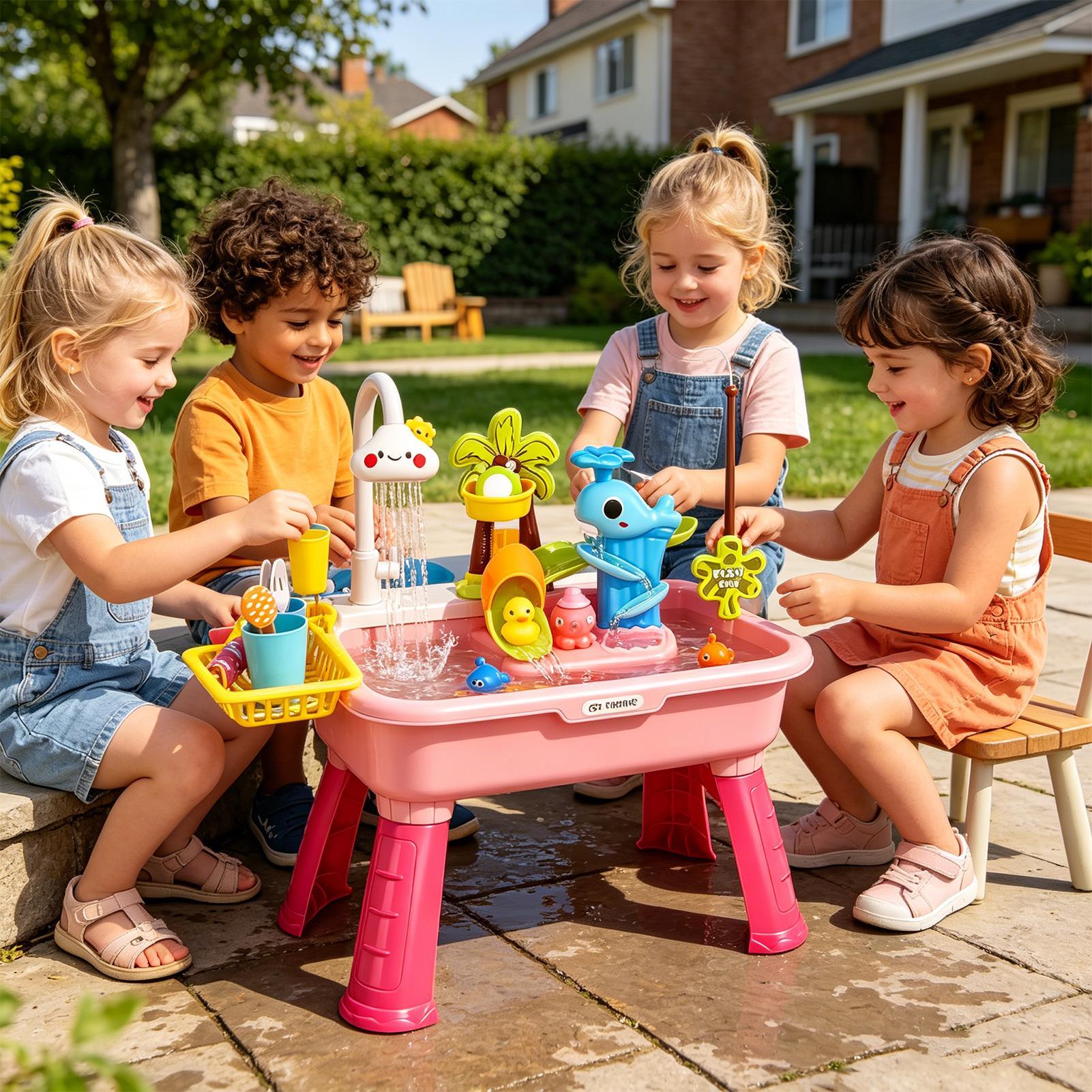 Kids Electric Play Sink with R - Kids Outdoor Water Play recension och pris