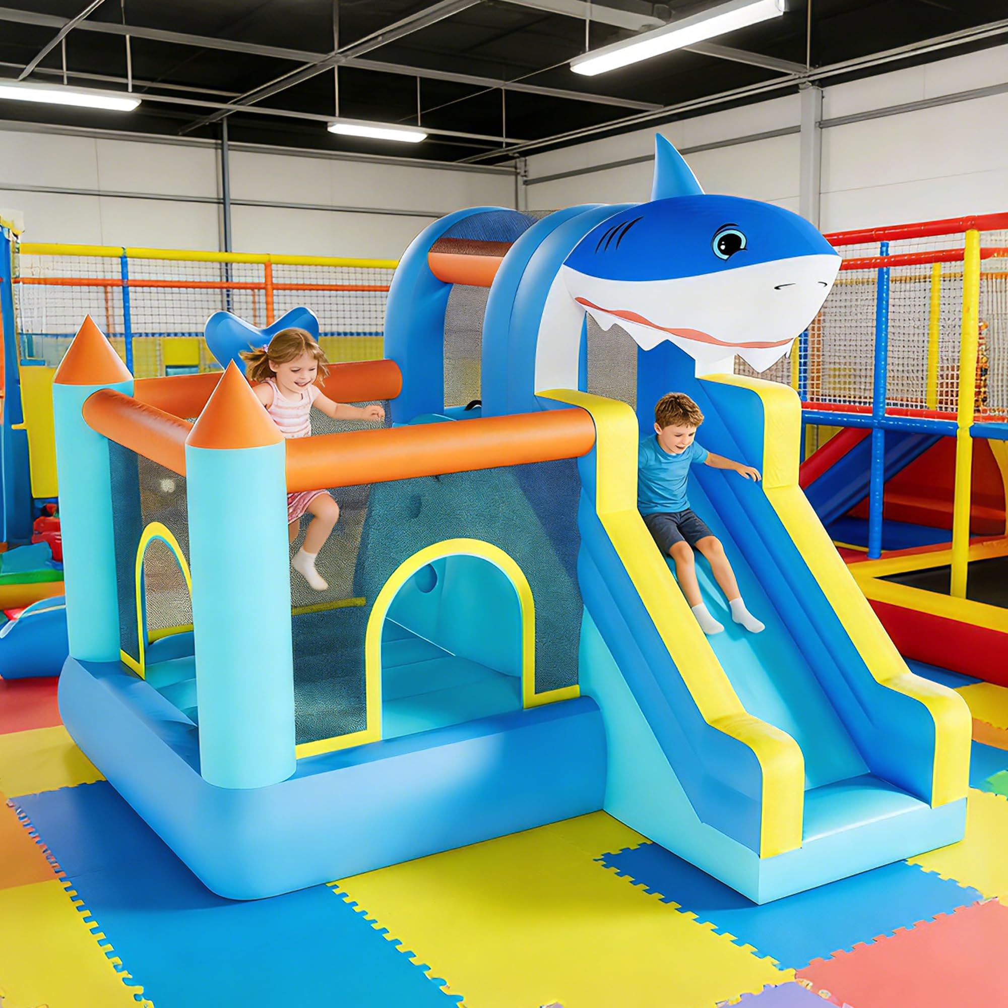 Inflatable Bounce House With S - Kids Outdoor Climber recension och pris